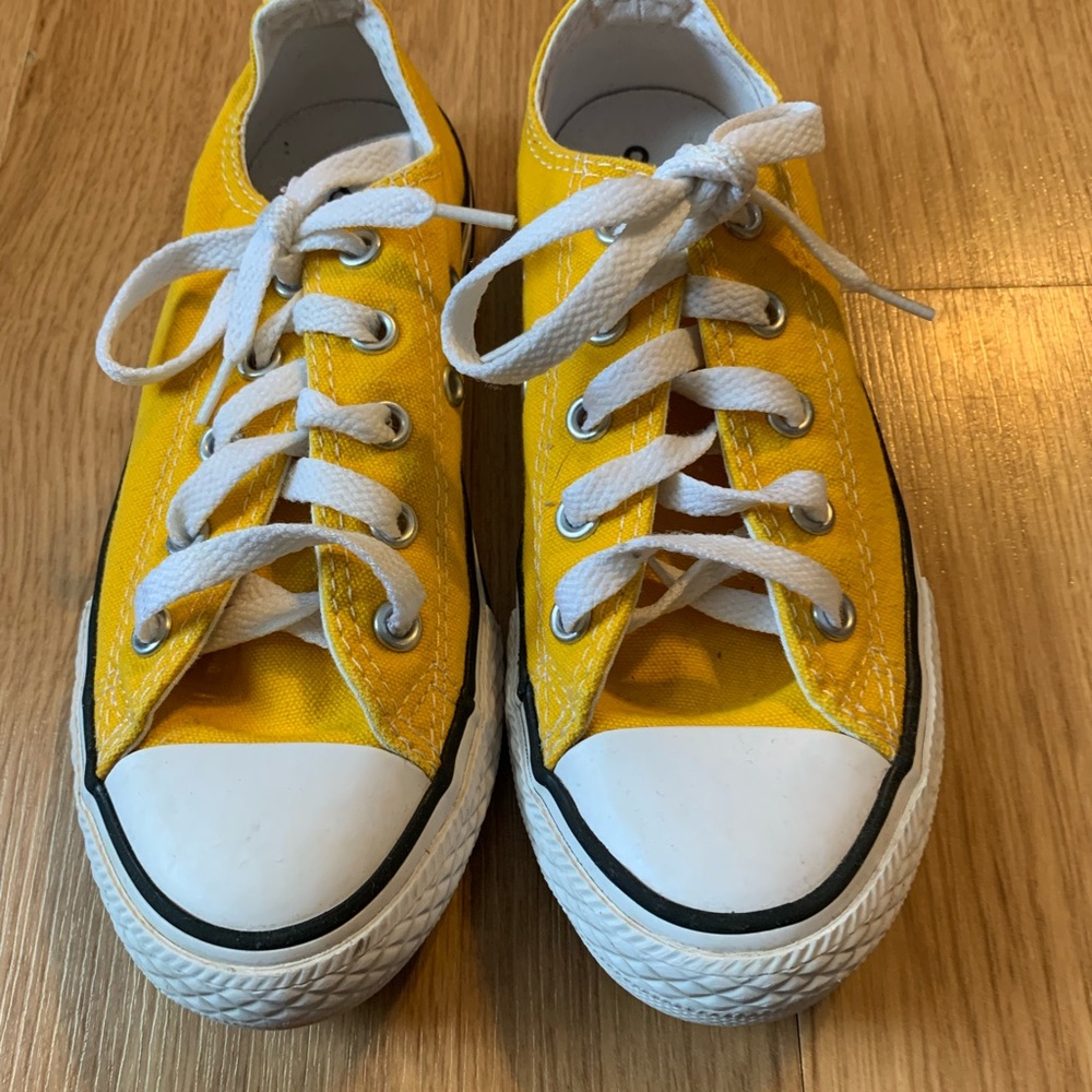 Yellow Canvas Kids Shoes